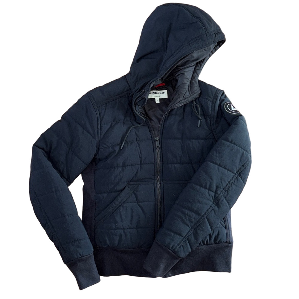 American Giant Black Jacket Size Small